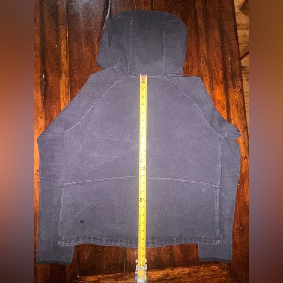 Lululemon Black Full Zip Scuba Hoodie - Picture 4 of 6